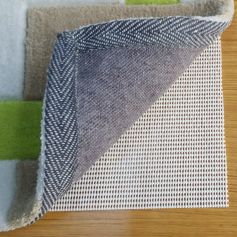 Almohadilla antideslizante para alfombras, malla pequeña y densa fina, resistente al desgaste, blanco para el hogar