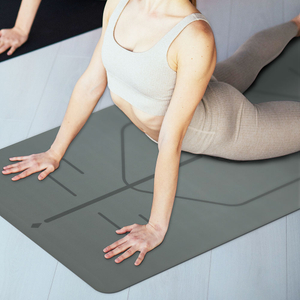  Esterilla de yoga profesional: esterilla de ejercicio para fitness, equilibrio y estabilidad |Una alfombrilla extragrande, extragruesa y antideslizante.