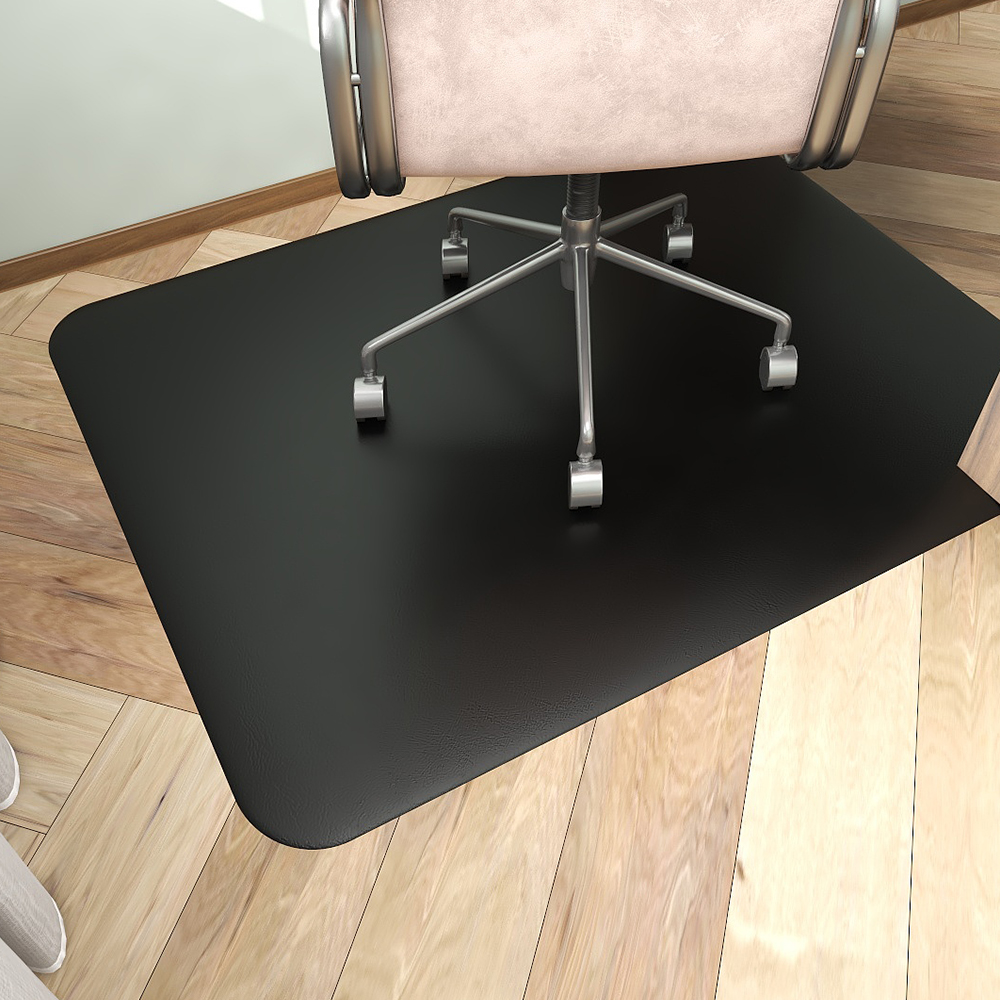  Alfombrilla para silla de cuero, antideslizante e impermeable, para oficina y hogar